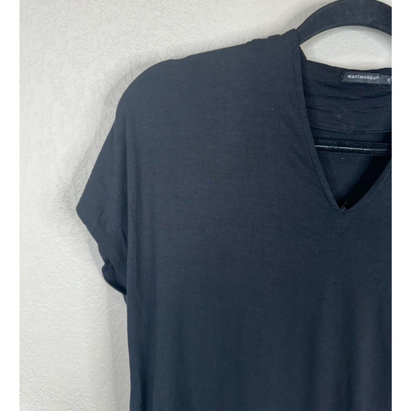 Marimekko Women's Oversized V-Neck T-Shirts Short Sleeve Black Size XS - Picture 2 of 13